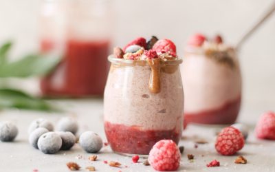 The Best Raspberry Oatmeal Smoothie